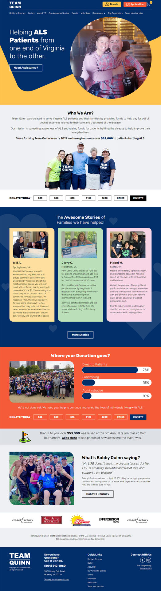 Website - Team Quinn