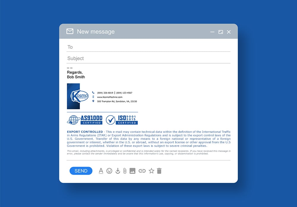 Email Signature - Kosmo Machine